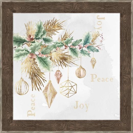 20 x 20 Framed Christmas Print