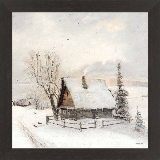20 x 20 Framed Christmas Print