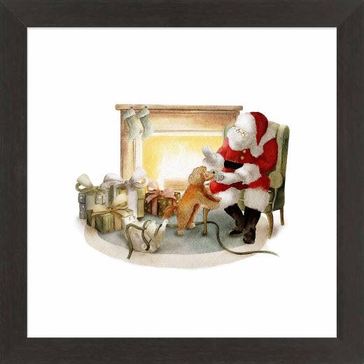 20 x 20 Framed Christmas Print