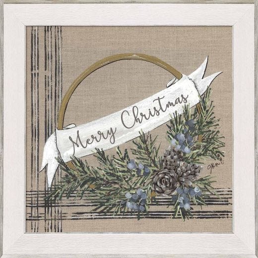 20 x 20 Framed Christmas Print