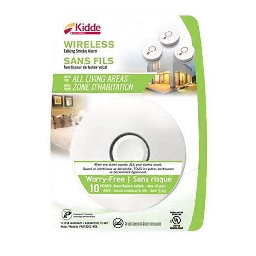 Operated Wireless Talking Smoke Alarm