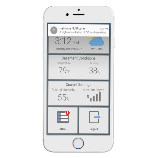 HCS Humidex Basement Control and Wifi System