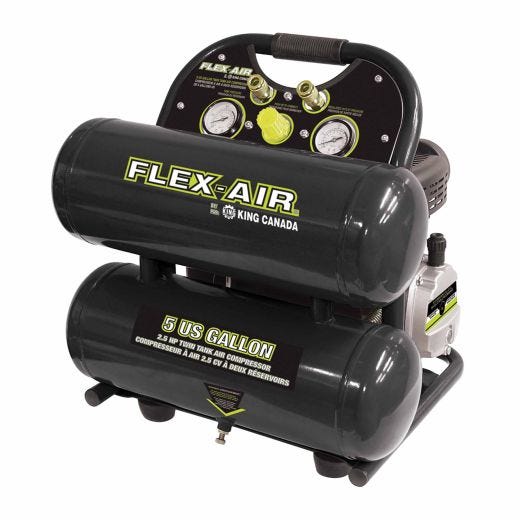 5 Gallon Twin Tank Air Compressor