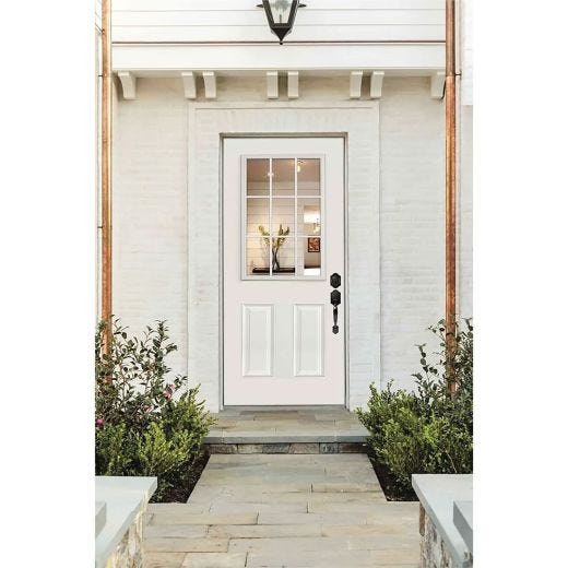 22" X 36" Door Glass 9-lite with Grills