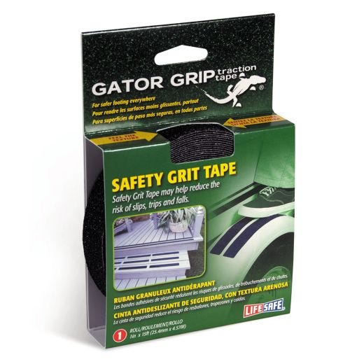 Gator Grip Anti-slip Black Tape - 1" x 15'