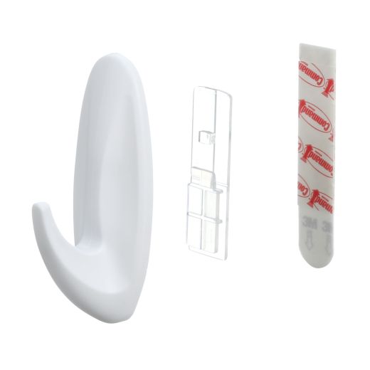 Command™ Medium Designer Hook, White
