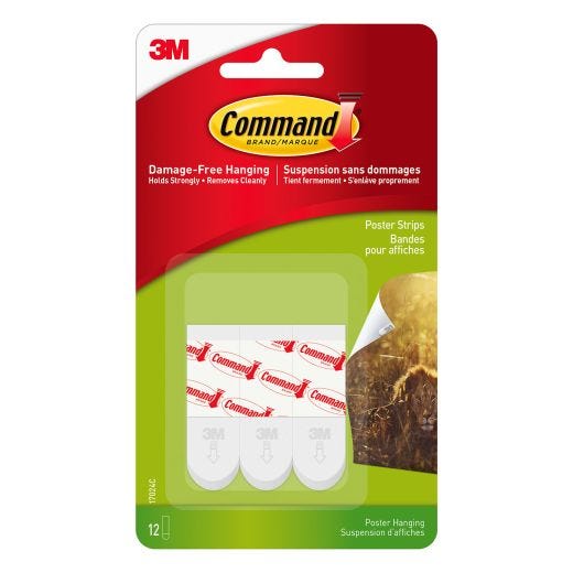 Command Small Poster Strips