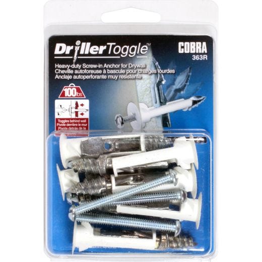 Drillertoggle 3/16" x 2"+ Bolt