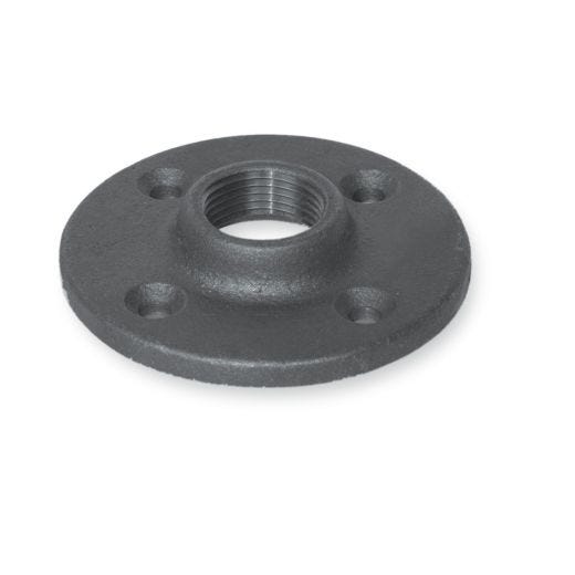 1/2" Fitting Black Iron Floor Flange