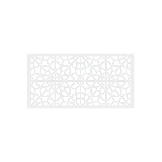 Fretwork Decorative Panel - White