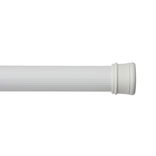 42-72" White Adjustable Utility Bar