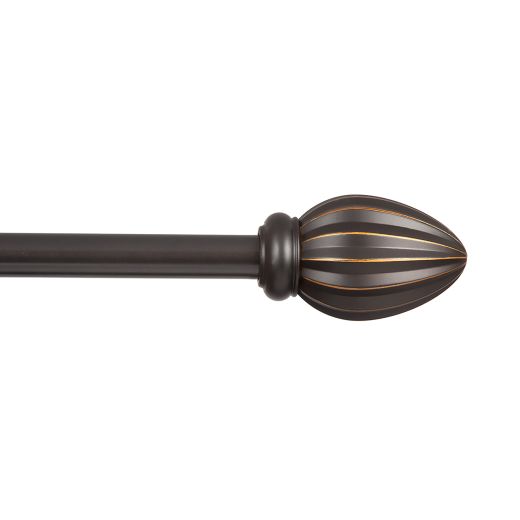 66-120" Oil Rubbed Bronze Bailey Fast Fit Adjustable Rod