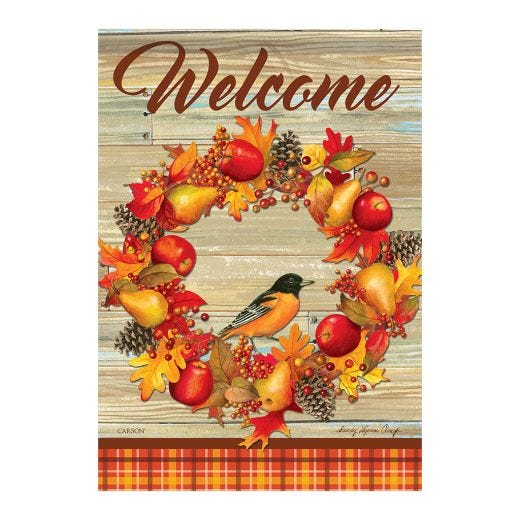 Autumn Song Welcome Garden Flag