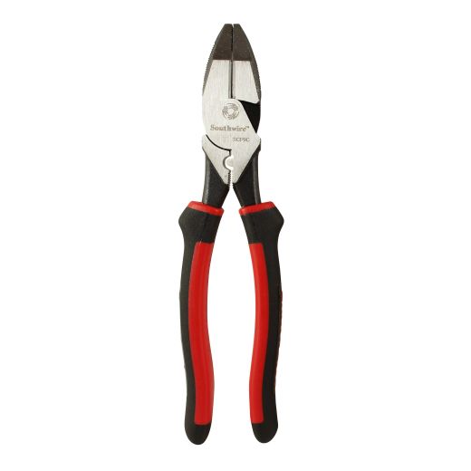 9" High-Leverage Pliers with Crimper