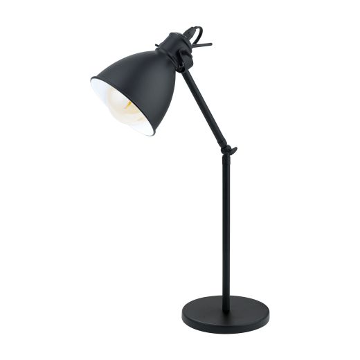 Priddy Table Lamp 1L, Black Finish