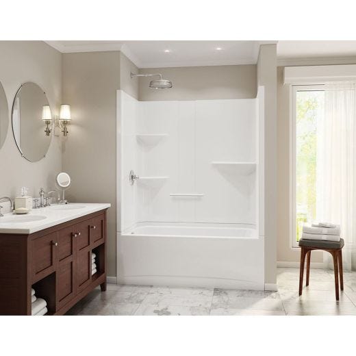 Camelia 60"X32"X79" Tub and Shower-2/Piece
