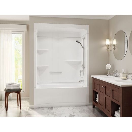 Camelia 60" X 33" X 88" Bath and Shower Kit