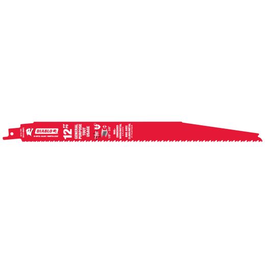 12 Inch Bi-Metal General Purpose Reciprocating Blade