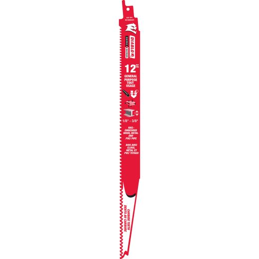12 Inch Carbide General Purpose Reciprocating Blade