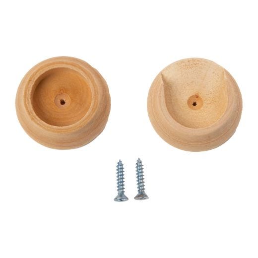 1-5/16" Heavy Duty Wood Closet Pole Sockets-2/Pack