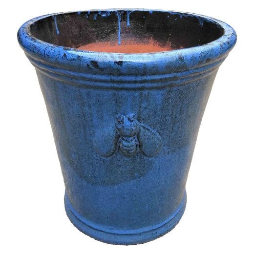16" Embossed Bee Pot