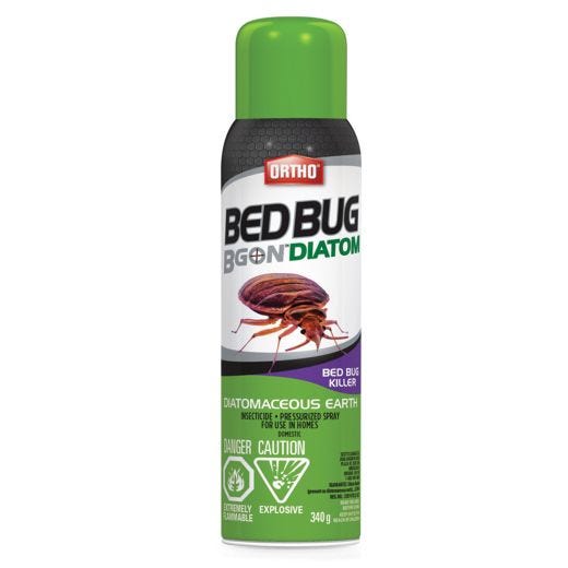 Aérosol diatomée Bed Bug B Gon 340 g Ortho