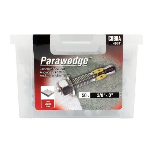 Parawedge 3/8" x 3"