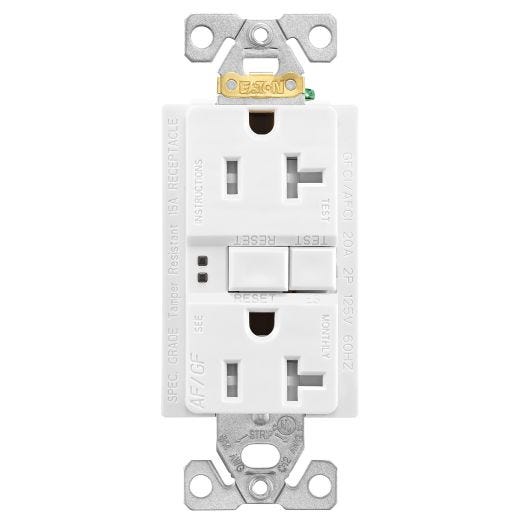 Arc Fault GFCI 20 Amp