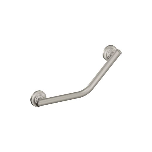 Brushed Nickel 16" Angled Grab Bar