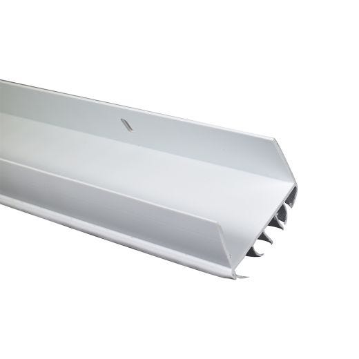 36" Vinyl Doorsweep "U" Shape White