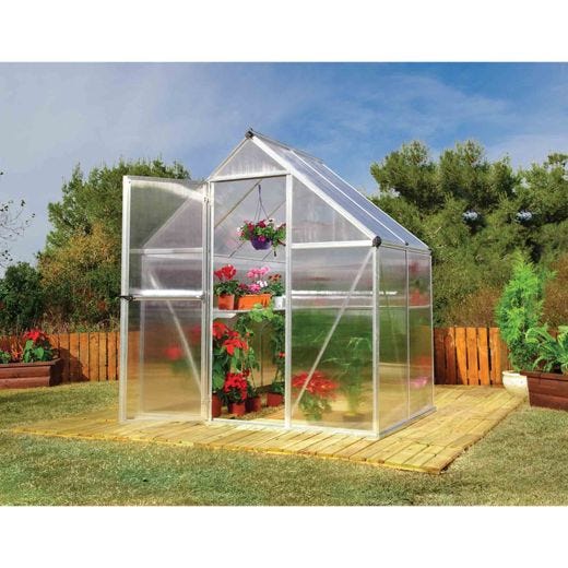 6' x 4' Mythos Twin Wall Greenhouse