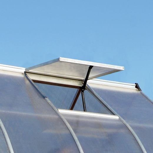 Bella Greenhouse - 8' x 16' Aluminum Frame - 10 mm Panels