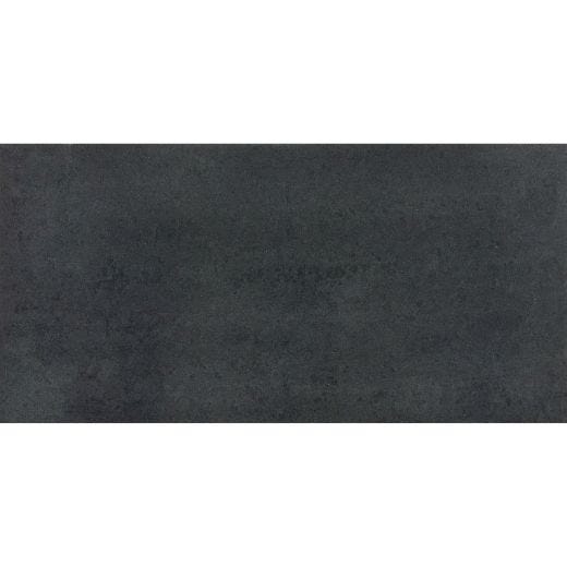 12" x 24" Segment Charcoal Double Loaded Polished Porcelain