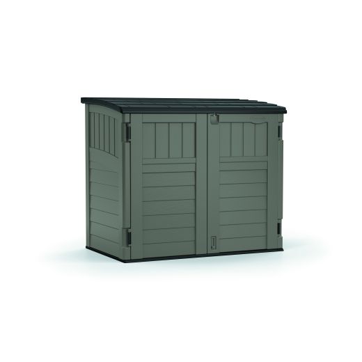 Stoney Grey Horizontal Storage Shed