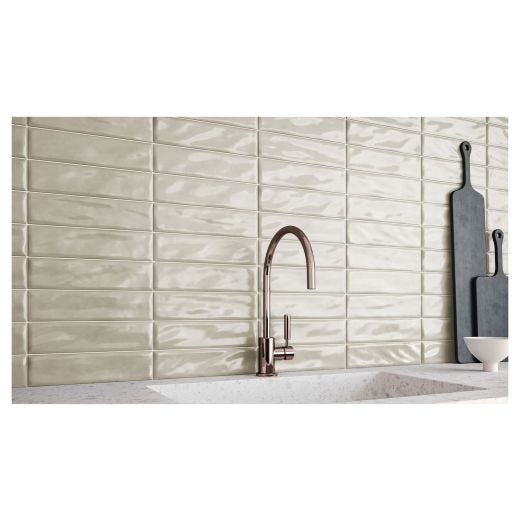 Tuile murale lustrée 3 x 12 po Marlow désert 10.66 pi3/bte