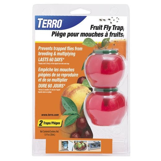 Terro Fruit Fly Traps-2/Pack