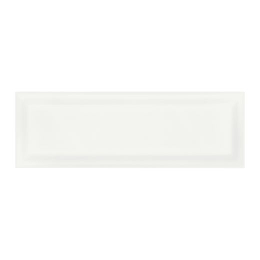 4"x12" White Glossy Bevel Soho Wall Tile 30 PC/9.68 SqFt/Box