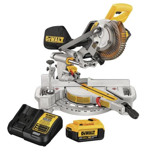 20V Max Miter Saw with Battery and Charger