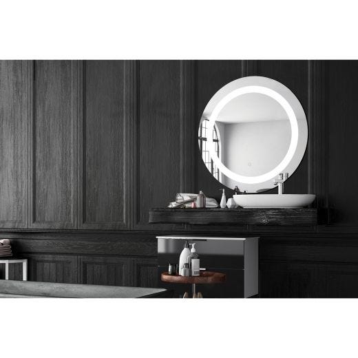 LED Mirror 27-1/2 Inch Diameter 40W 3000K 2113 Lumens