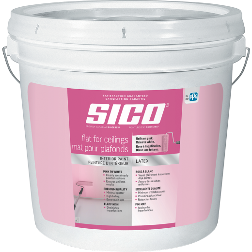 Sico 7.56 L Pink To White Ceiling Paint