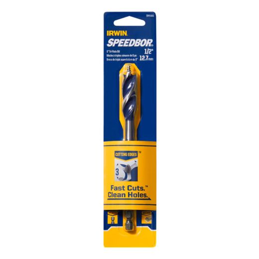 1/2 Inch X 6 Inch Tri Flute Drill Bit