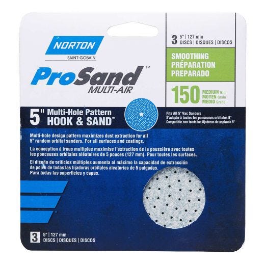 5" Cyclonic ProSand Hook & Sand Disc 150 Grit-3/Pack