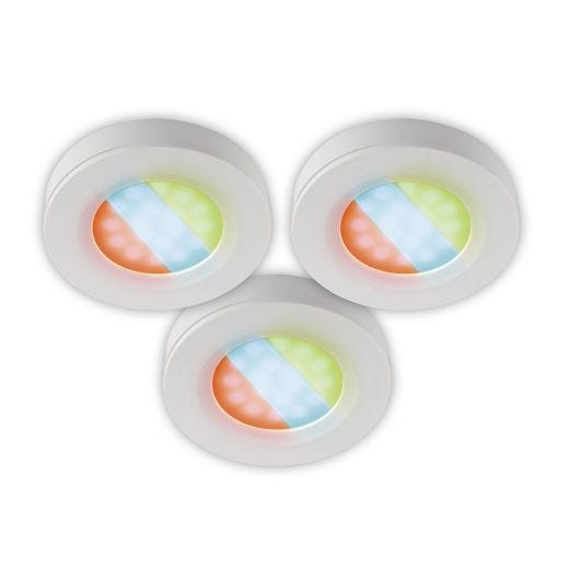 3-Puck LED Undercabinet Kit RGB 3W