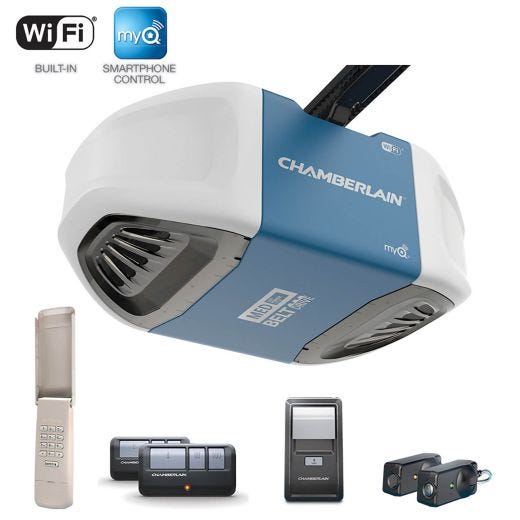 Quiet Belt Drive Wi-Fi Garage Door Opener