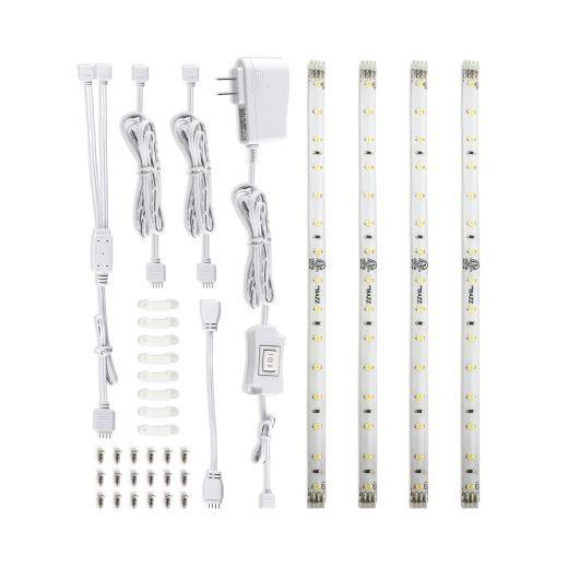 10'' 1W LED Undercabinet Strip Water Resistant-4/Pack