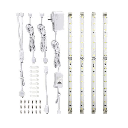 10'' 1W LED Undercabinet Strip Water Resistant-4/Pack