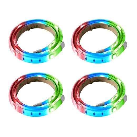 10" Flexible Led Undercabinet Strips Remote Included-4/Pack
