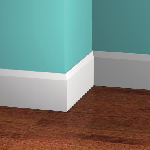 1/2" x 4-3/4" Bevel Baseboard Moulding
