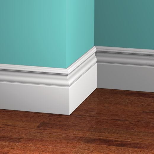 9/16" x 5-9/16" MDFcolonial Baseboard Moulding