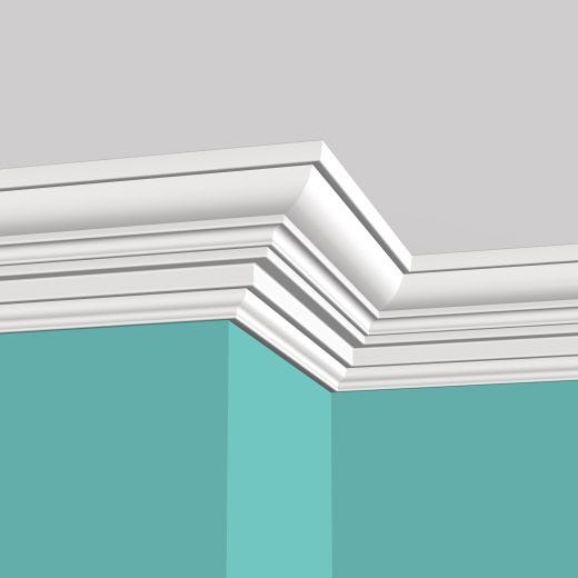 11/16" x 5-1/2" x 8" MDF Crown Moulding